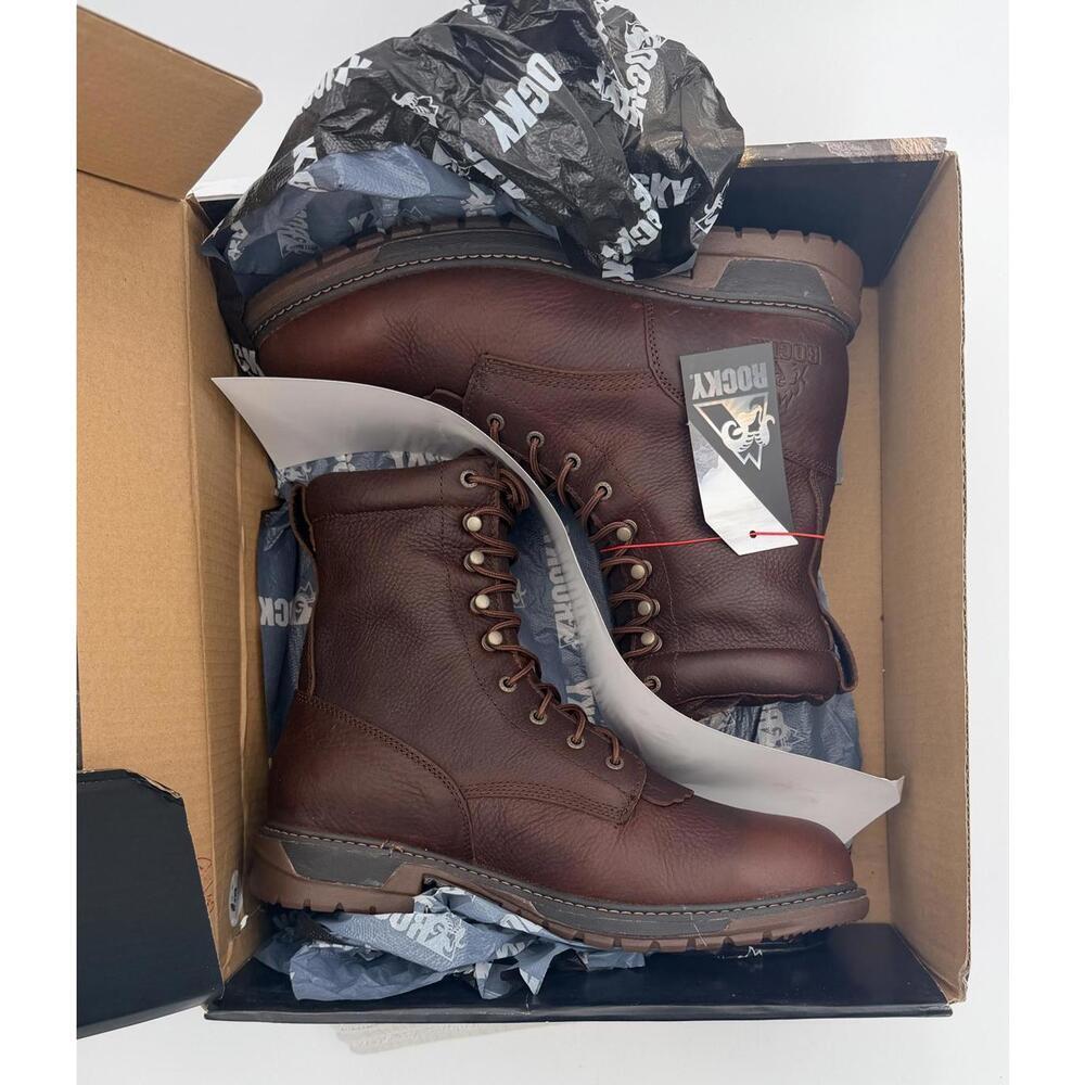 Rocky Original Ride FLX 9" VP Lacer Boots #RKW0345 Size 12W​​